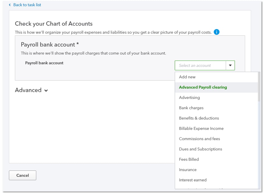 How to map the chart of accounts before running Ad ...