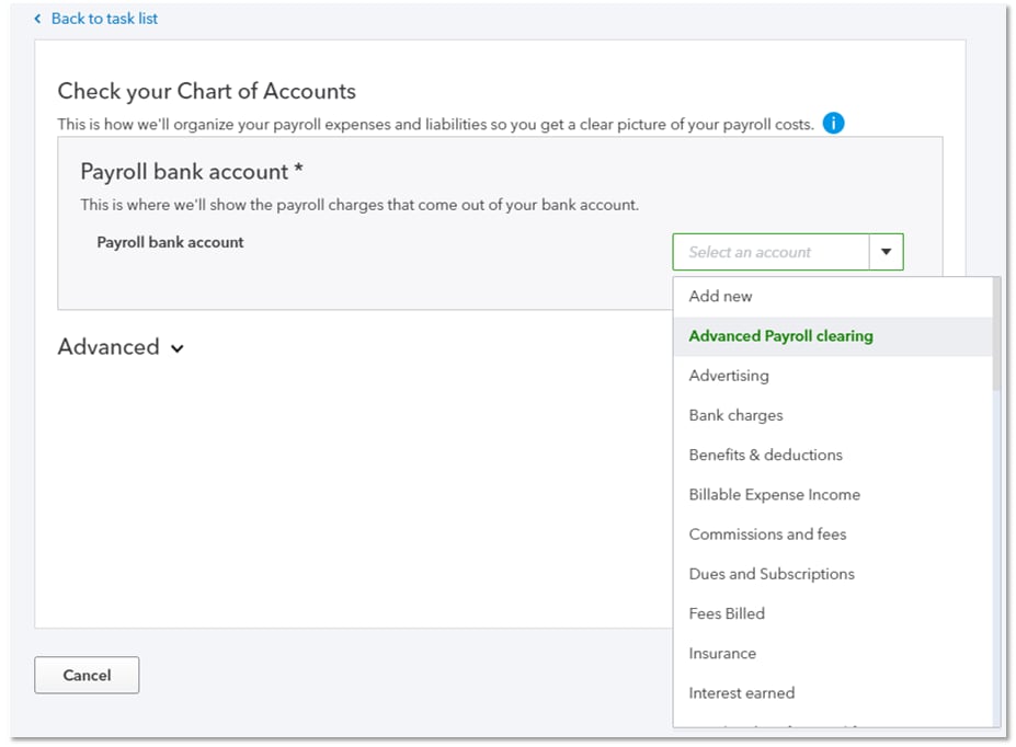 Quickbooks Online Setup Chart Of Accounts