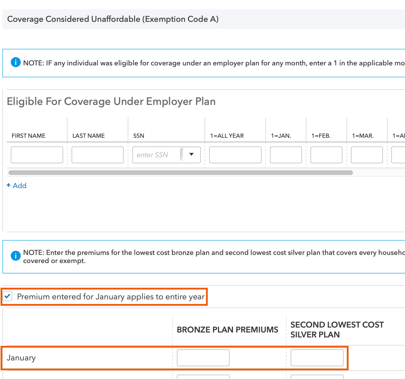 Common questions about individual Form 8965 in ProConnect