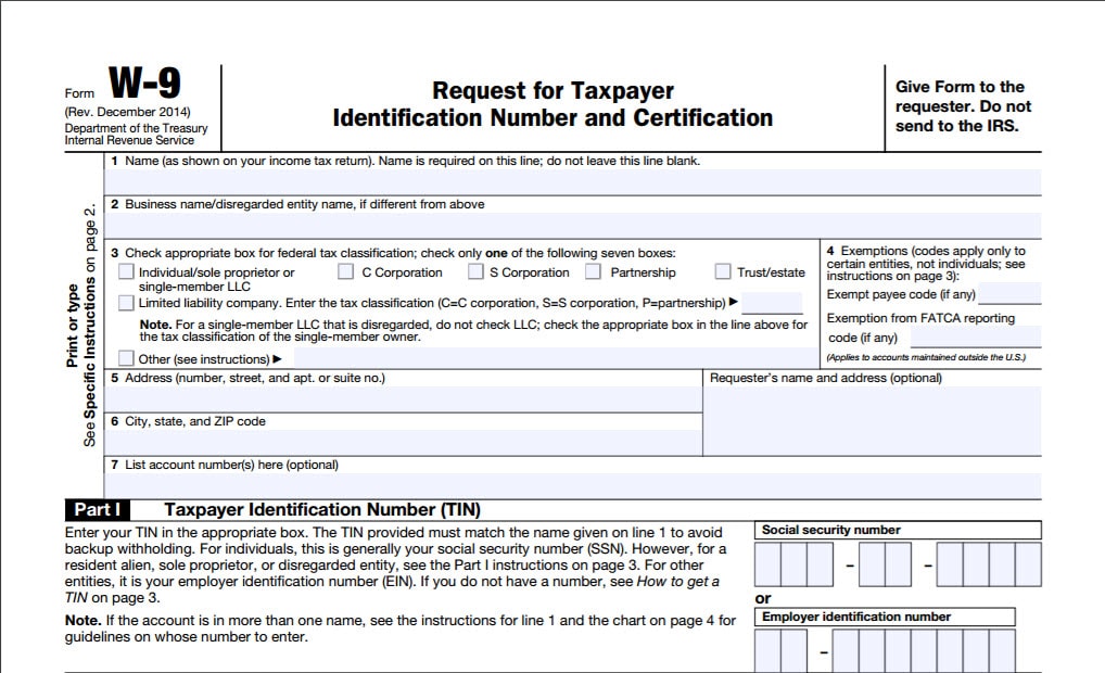 What Is Irs Form W 9 Turbotax Tax Tips Videos