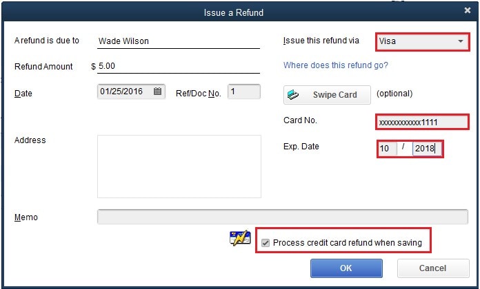 delete credit memo quickbooks