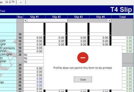 T1 forms updated for Tax Year 2019 - ProFile