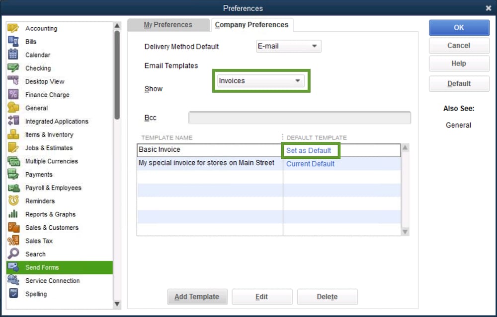 Create Custom Email Templates In QuickBooks Desktop