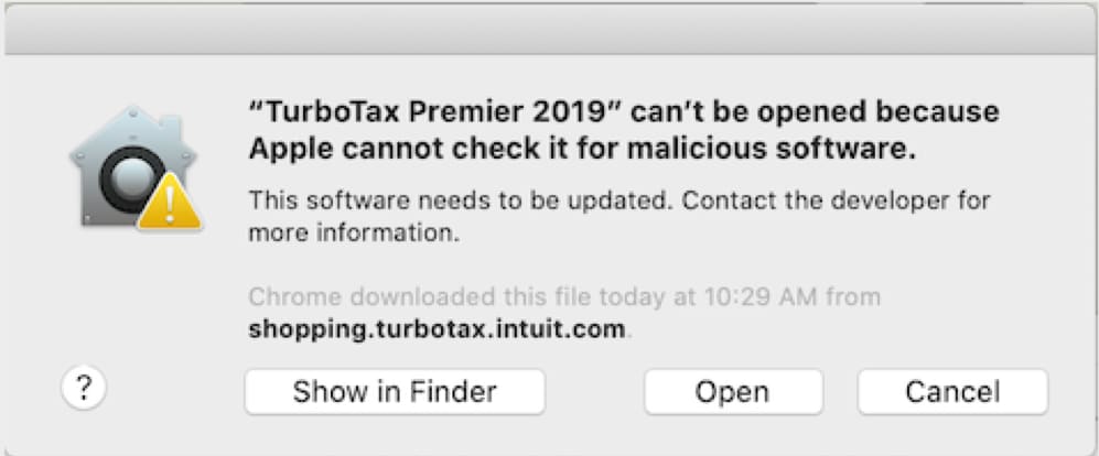 turbotax for mac install and relaunch nothing happens