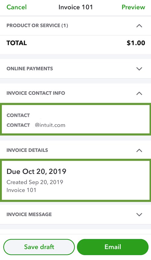 mobile invoicing with quickbvoks