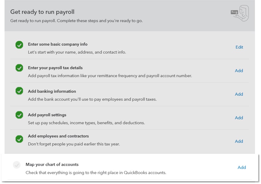 Quickbooks Online Setup Chart Of Accounts