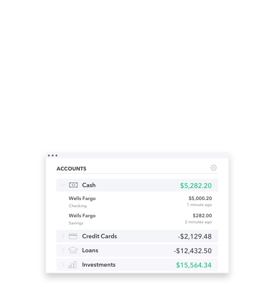 Manage All Accounts In One Place Mint