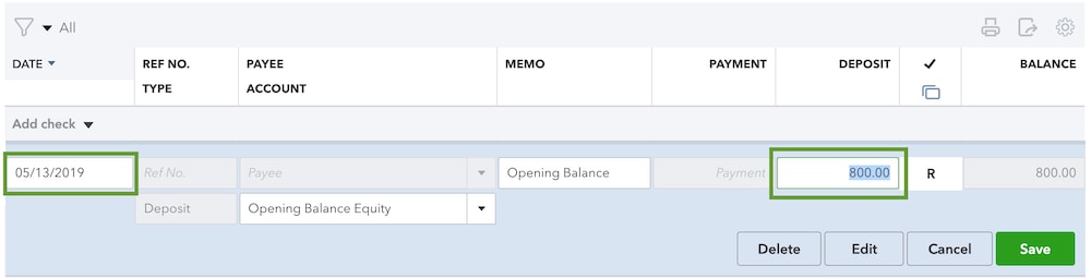 reconcile bank account in quickbooks for mac