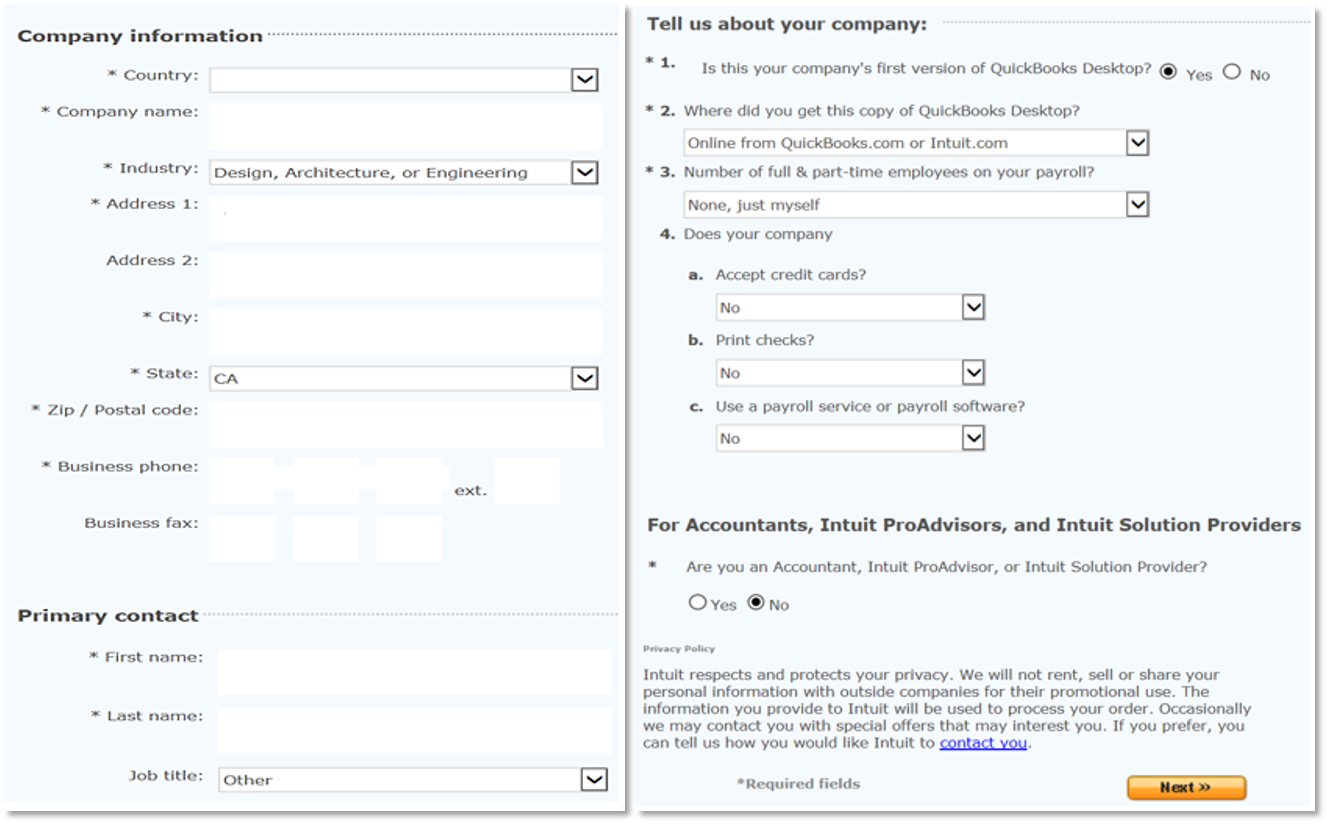 free quickbooks for students