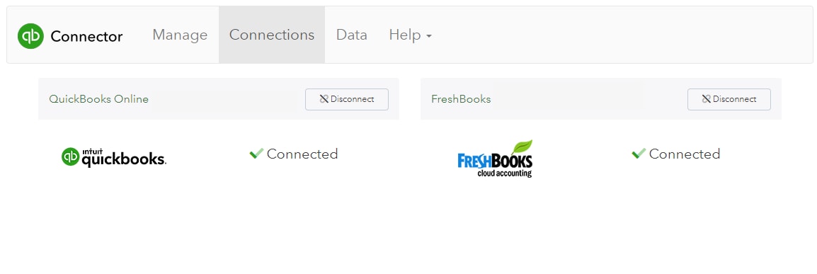Connect FreshBooks cloud accounting to QuickBooks Online