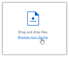 File Exchange - Browse your device link (image)