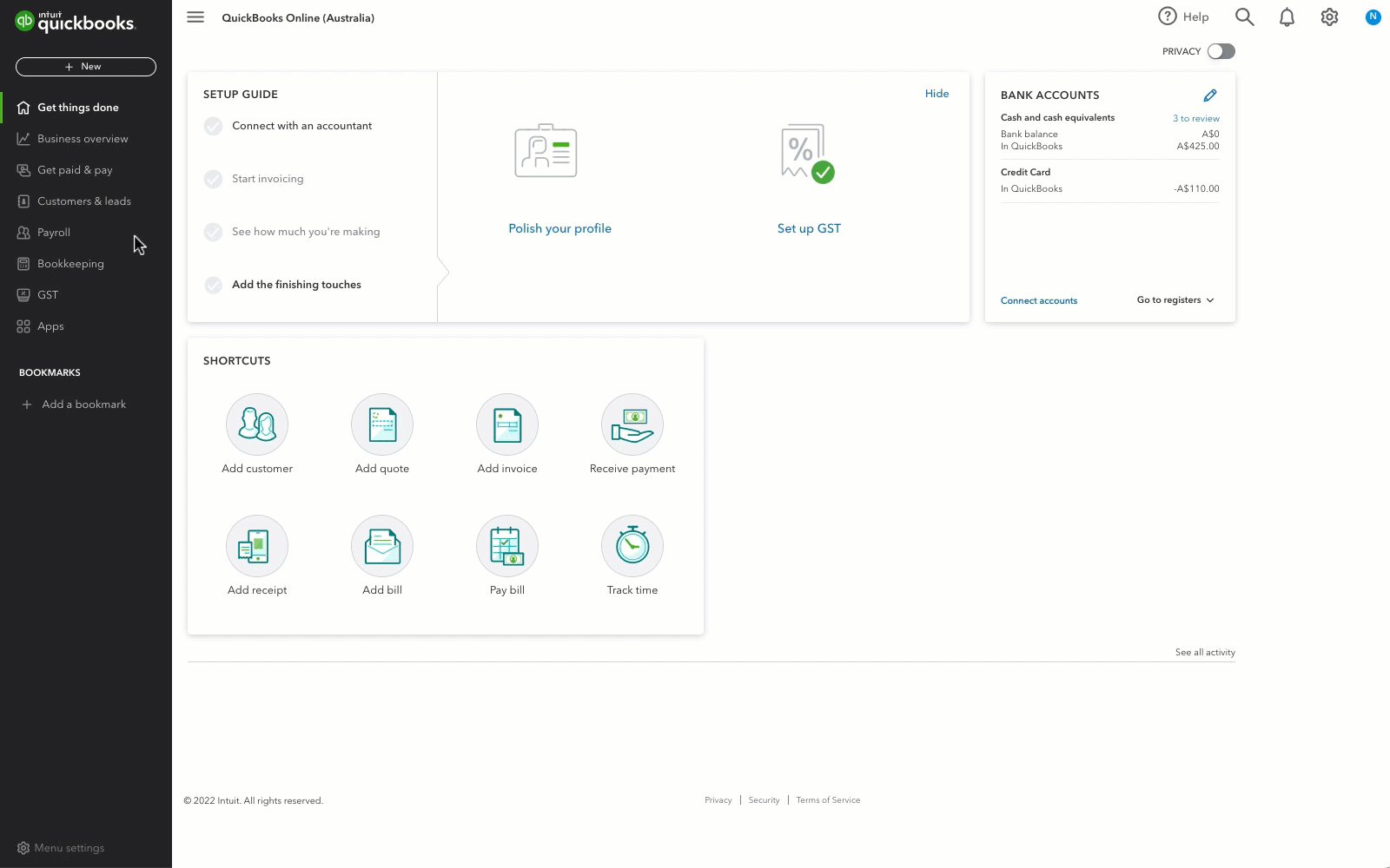 Matching payroll payments in QuickBooks Online