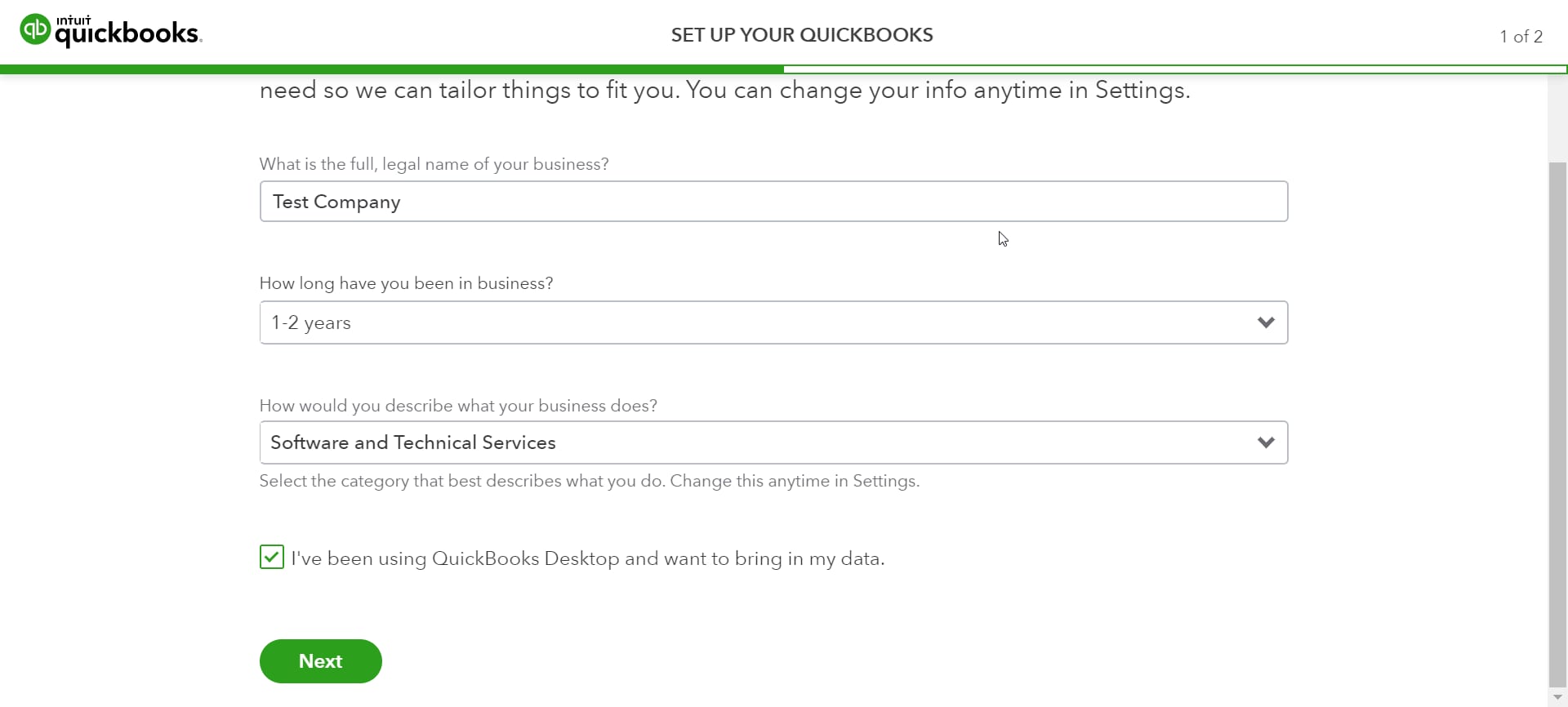 quickbooks desktop to online migration