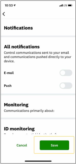 CK update email notification preferences