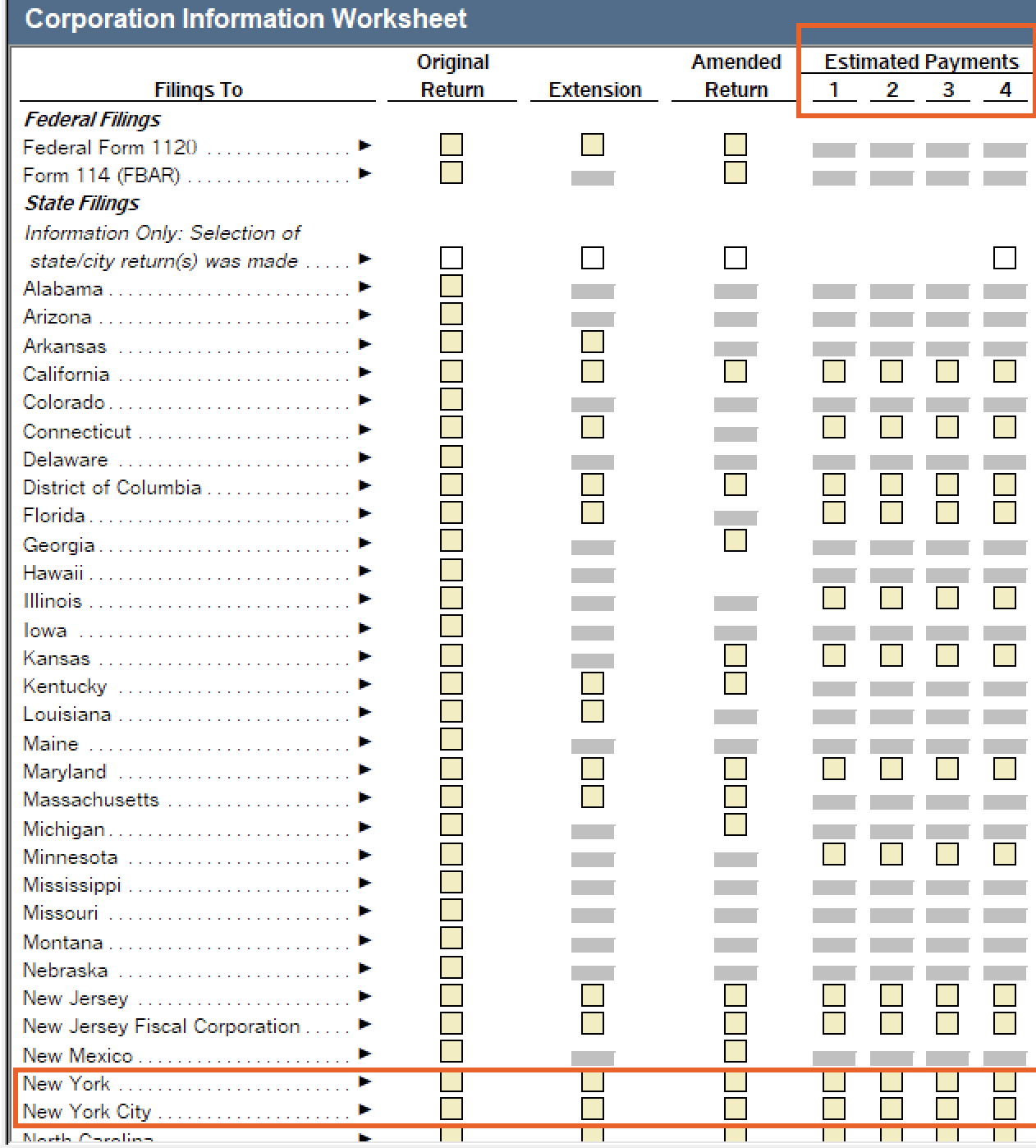 Generating Estimated Tax Vouchers For An 1120 Corporation