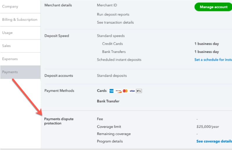 Payments Settings