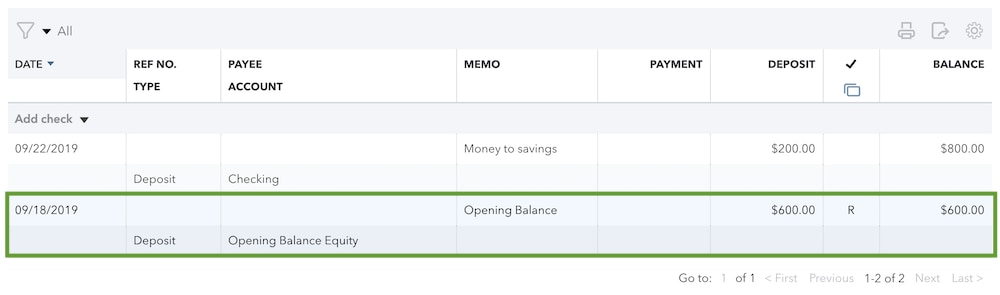 What to do if you didn&rsquo;t enter an opening balance in QuickBooks Online