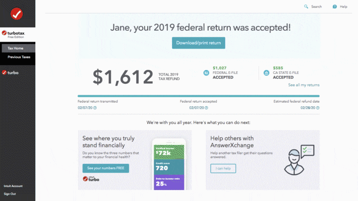 Turbotax 2019