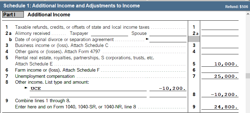 Generating The Unemployment Pensation Exclusion Intuit Accountants Munity