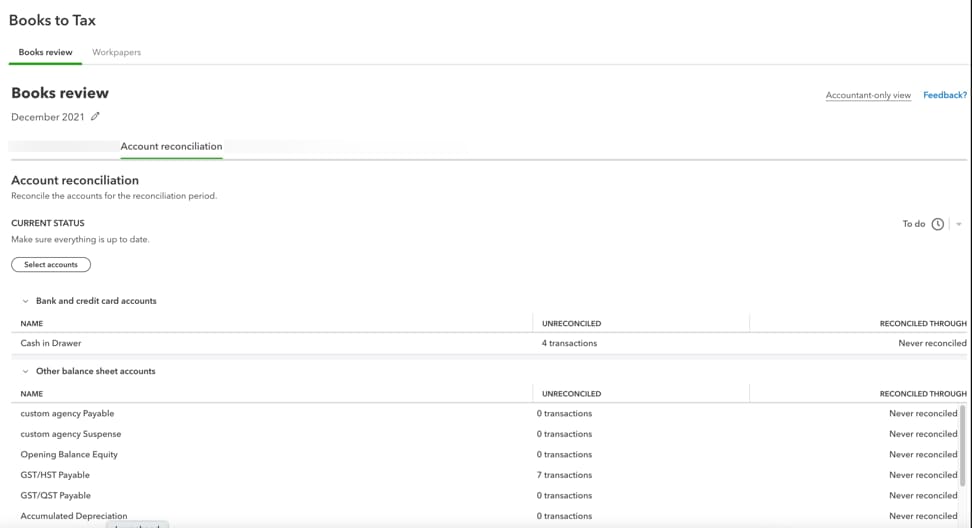 Review your clients' books in QuickBooks Online Accountant