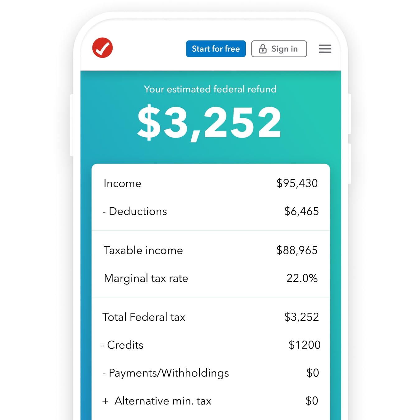 turbotax calculator commercial