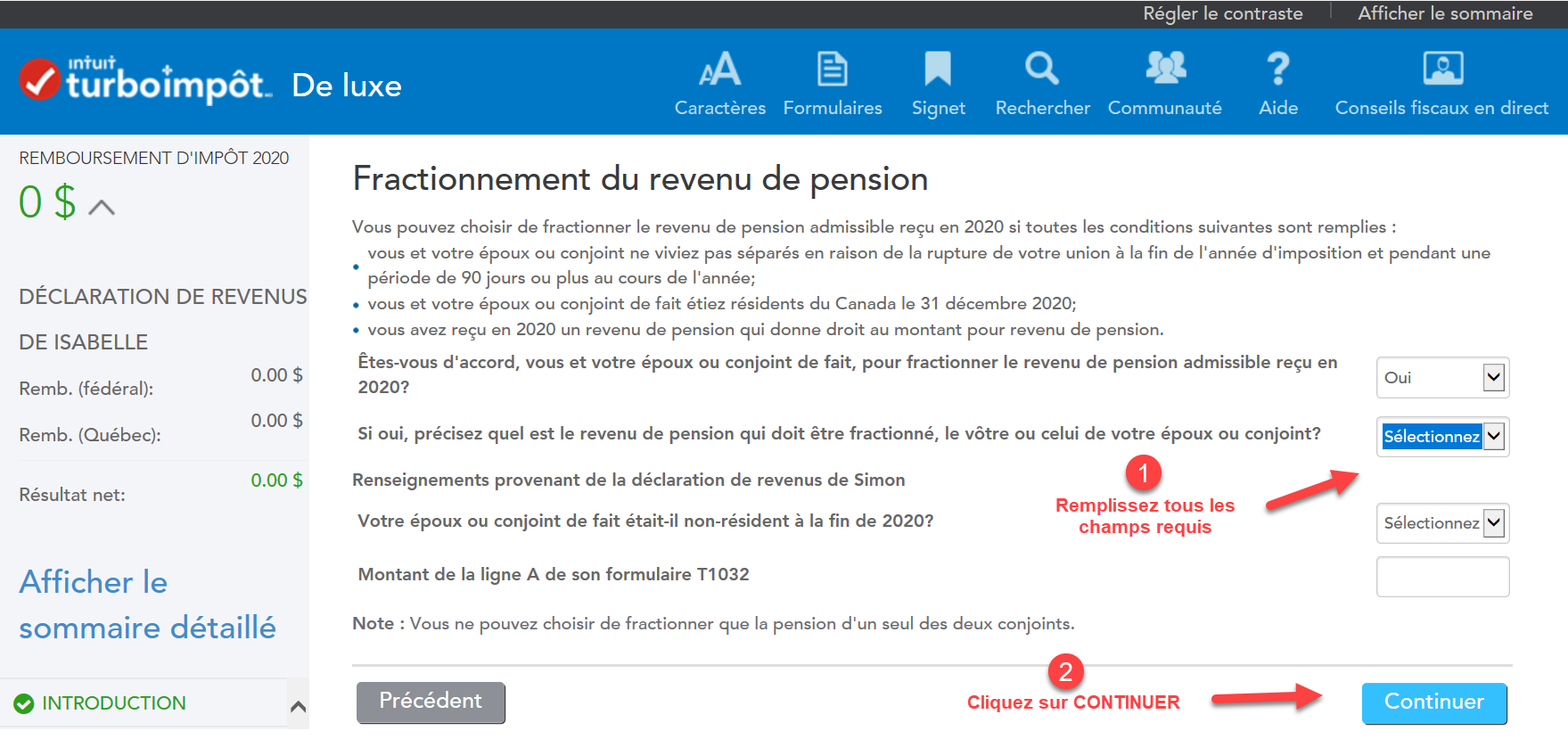 Fractionnement