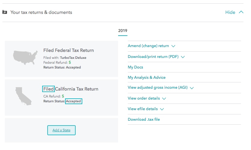 Refund Cycle Chart 2019