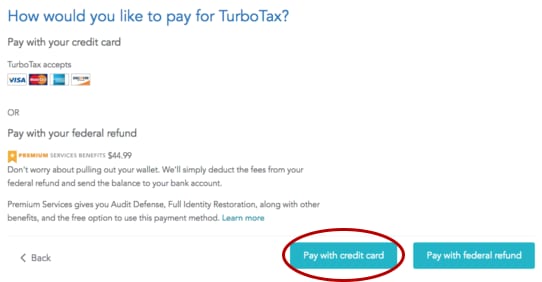 i do not want premium service benefits - TurboTax Support