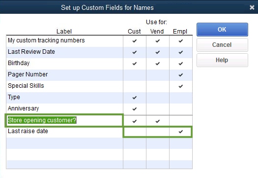 quickbooks for mac invoice fields