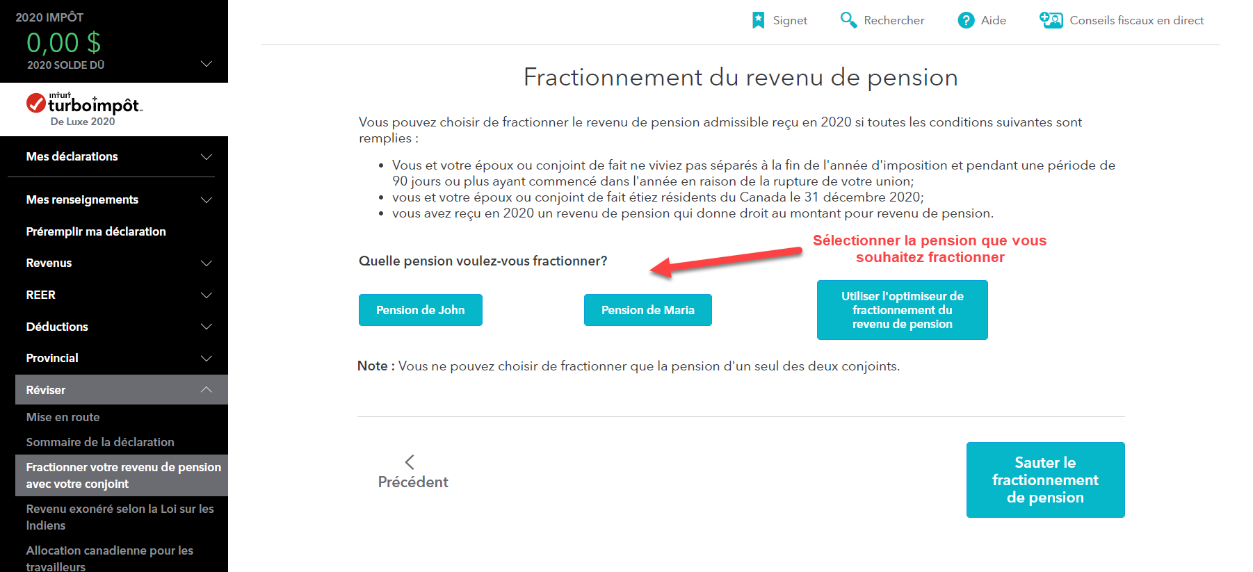 Fractionnement