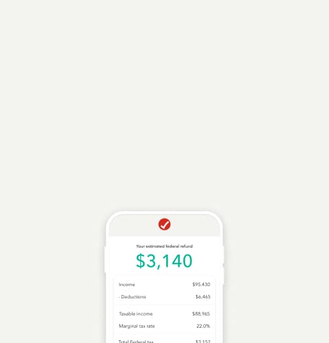 Phone screen showing TurboTax app