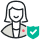 A form with a checkmark icon