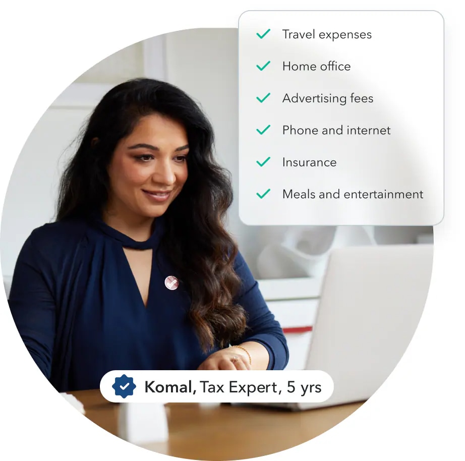 Meet Komal, a TurboTax Business Tax expert, who will do your taxes for you.