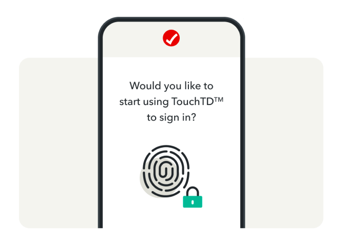 TurboTax offers biometric support to securely access your account.