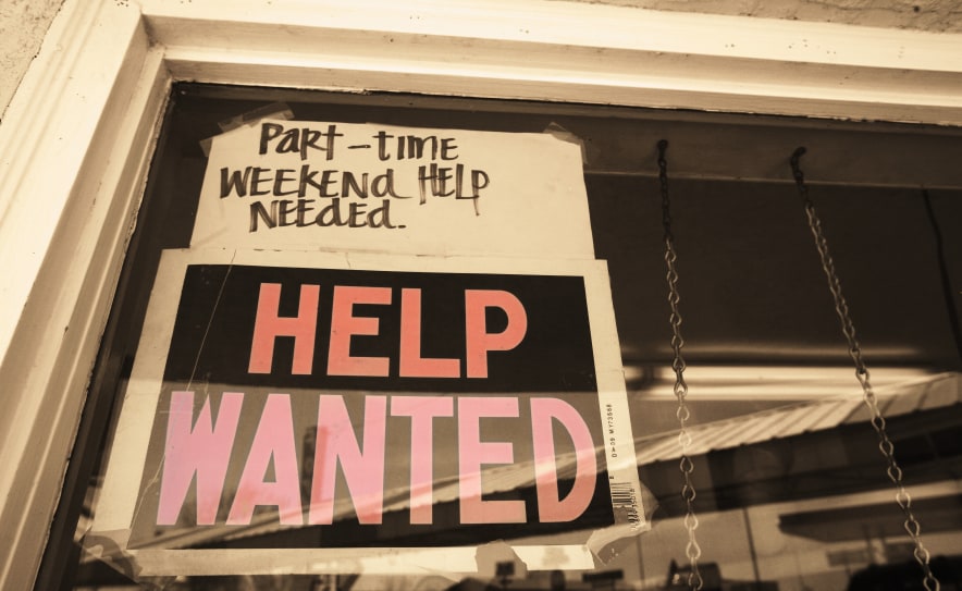 Help wanted sign