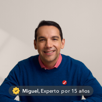 Miguel, un experto en impuestos con 15 años de experiencia está listo para ayudarte.