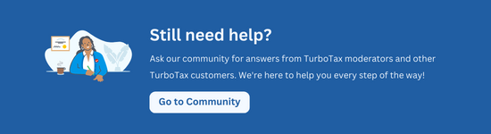Link to TurboTax Community