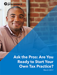 Ask the Pros: Are You Ready to Start Your Own Tax Practice?