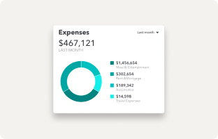 quickbooks expenses screen UI