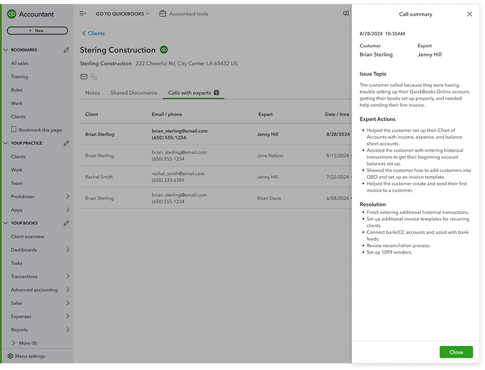 QuickBooks Live Expert screenshot 2
