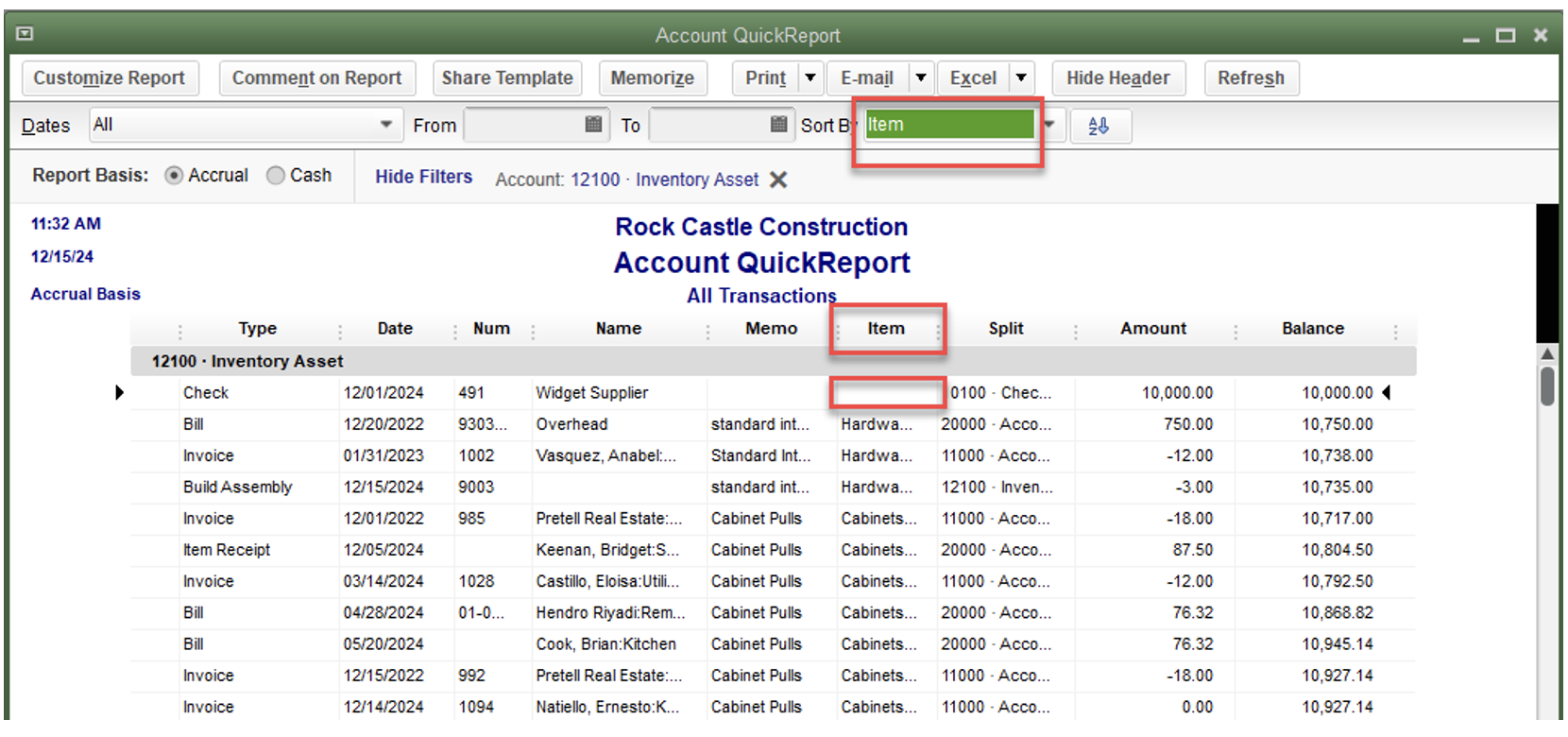 Common QuickBooks inventory accounting mistakes