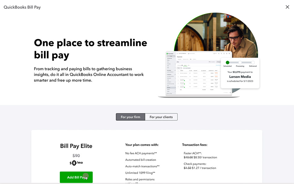 QuickBooks Bill Pay