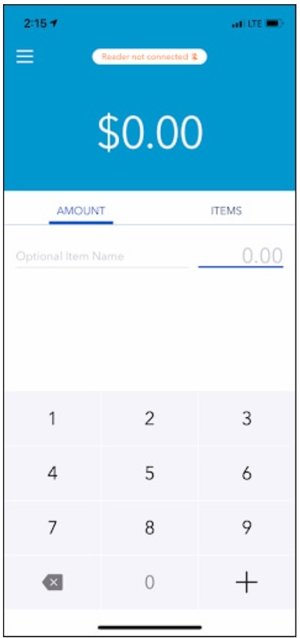 Blue GoPayment app