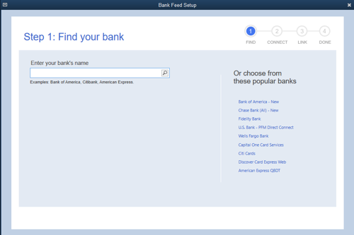 A bank log showing the steps to buying a product.