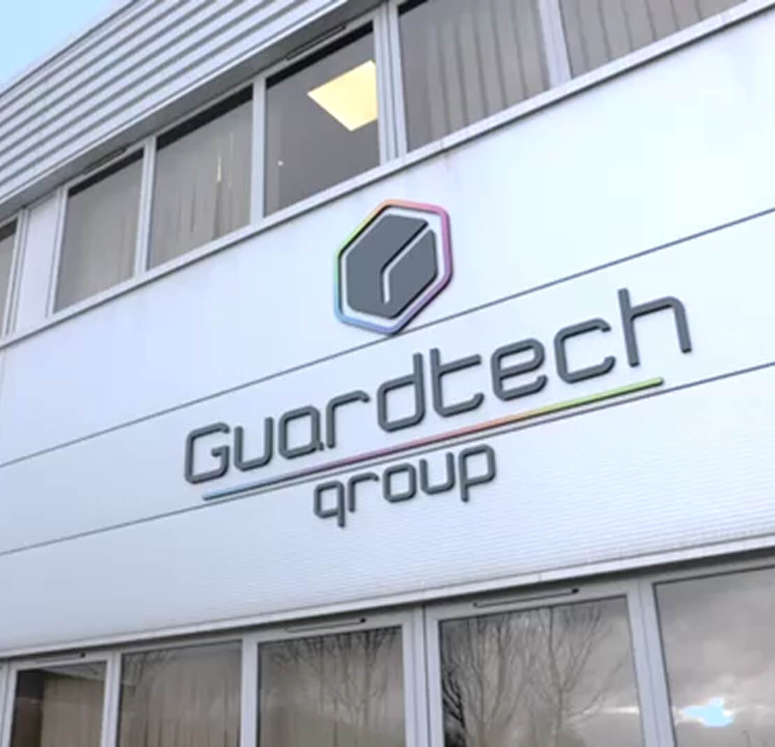 Guardtech Group exterior building with modern signage