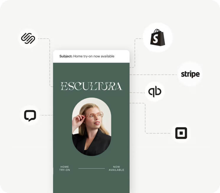 Mobile interface with e-commerce and payment app icons
